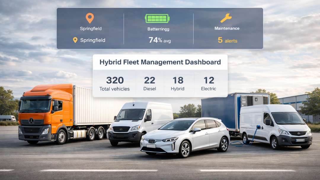 Gestión de flotas híbridas para flotas modernas y mixtas