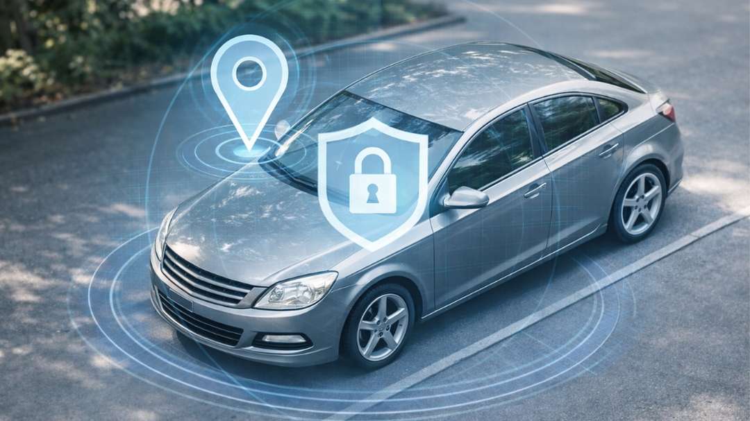 Personal de alquiler verificando un vehículo estacionado con una tablet - inmovilización remota segura y recuperación con Carchain.