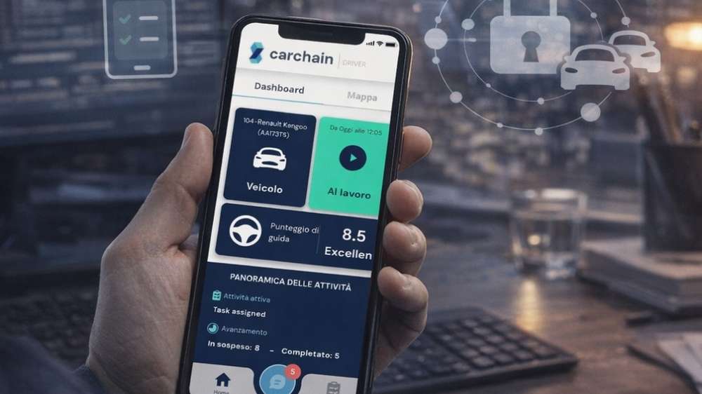 App de Conductor: Tareas, Sharing y Pooling poster