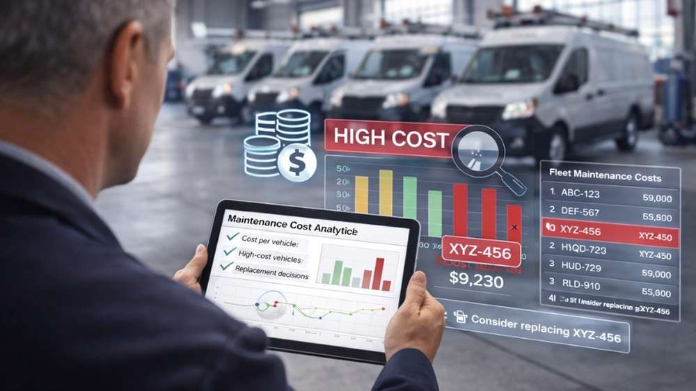 Análisis de costos de mantenimiento poster